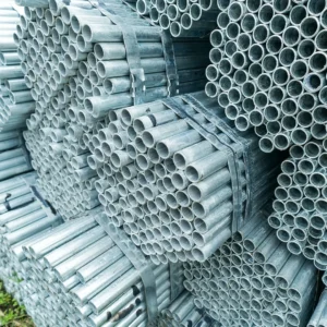 Tubería de cerramiento galvanizada redonda